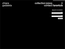 Tablet Screenshot of chiaragadaleta.com